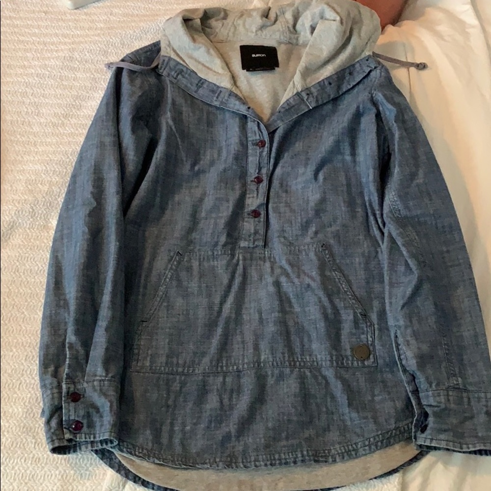 Burton denim chambray pullover